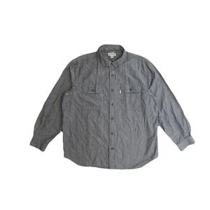 Carhartt Men's XL Relaxed Fit‎ Blue Chambray Work Shirt Long Sleeve Button-Down